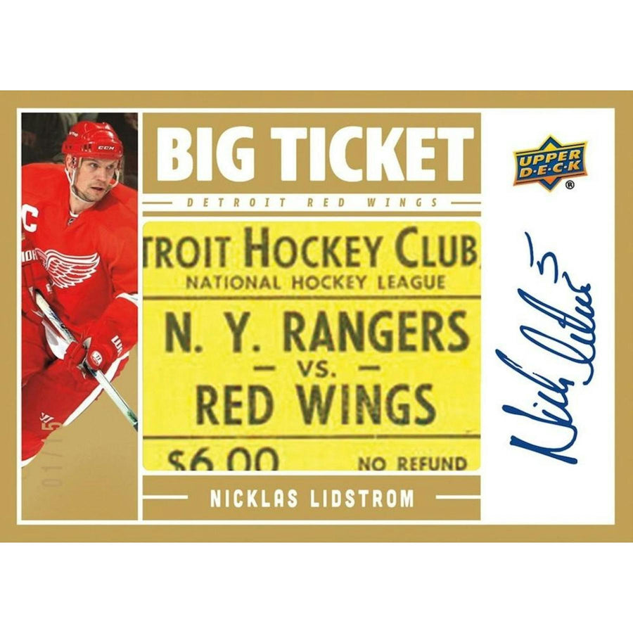 2025/26 Upper Deck Detroit Red Wings Centennial Hockey Hobby 16-Box Case