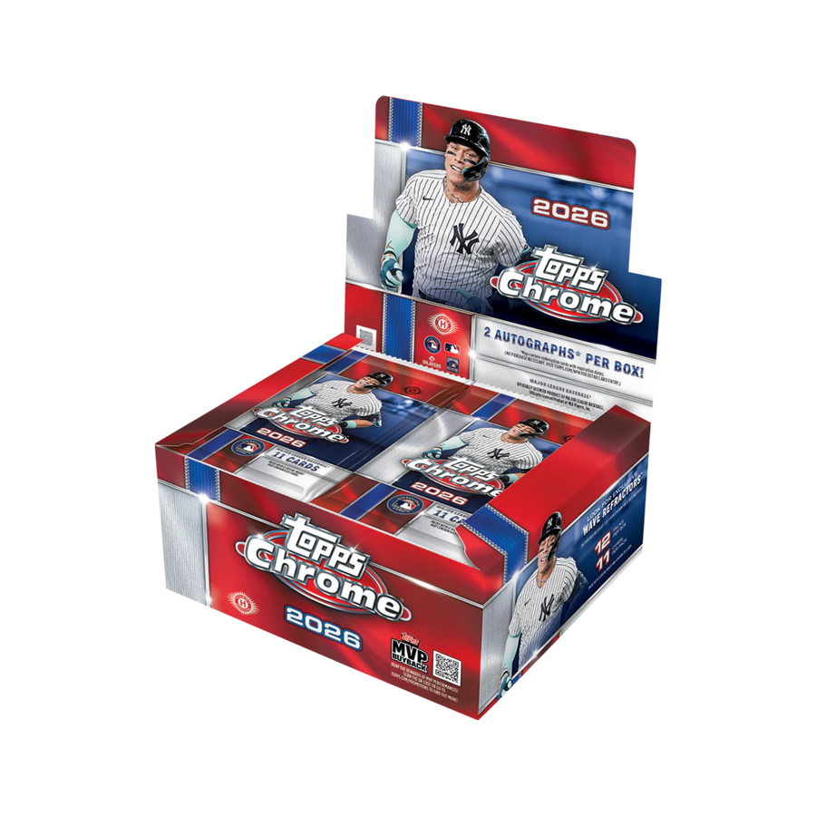 2026 Topps Chrome Baseball Jumbo 8-Box Case