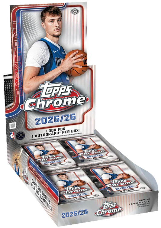 2025/26 Topps Chrome Basketball Hobby Box