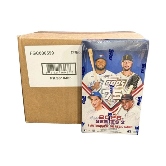 2026 Topps Series 2 Baseball Hobby Case (12 Box)