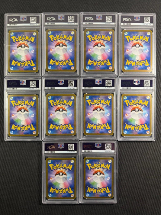 Pokémon Terastal Festival ex SV8a Japanese PSA 10 Gem Mint Sequential 10-Card Set
