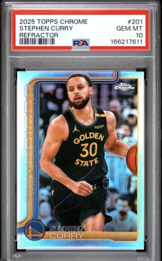 Betterworld- Stephen Curry 2025-26 Topps Chrome Refractor PSA 10 💎🏀