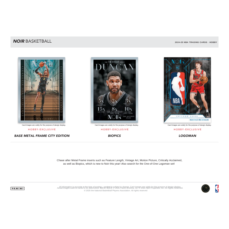 2024/25 Panini Noir Basketball Hobby Box
