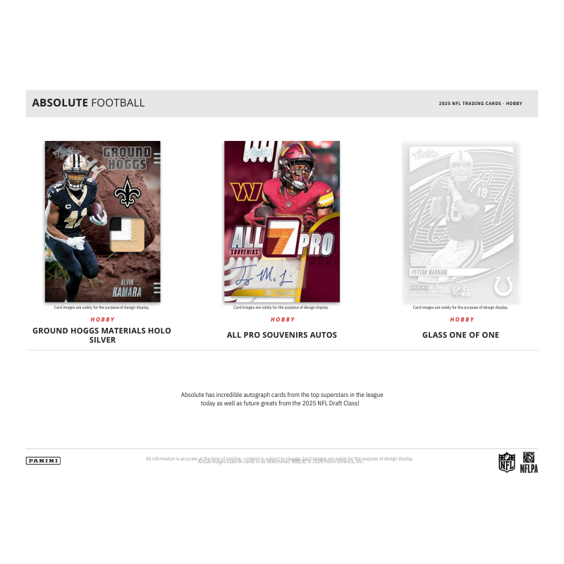 2025 Panini Absolute Football Hobby 12 Box Case