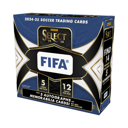 2024/25 Panini Select FIFA Soccer Hobby 12 Box Case