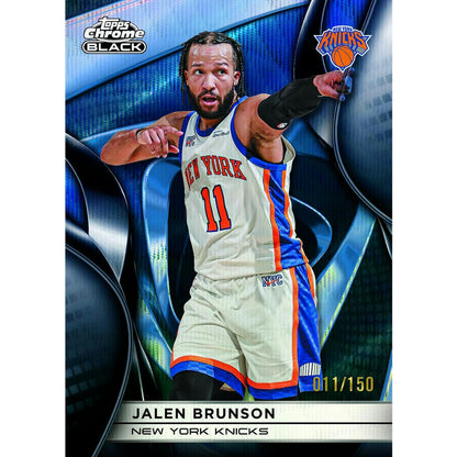 2025/26 Topps Chrome Black Basketball Hobby Box (Presell)