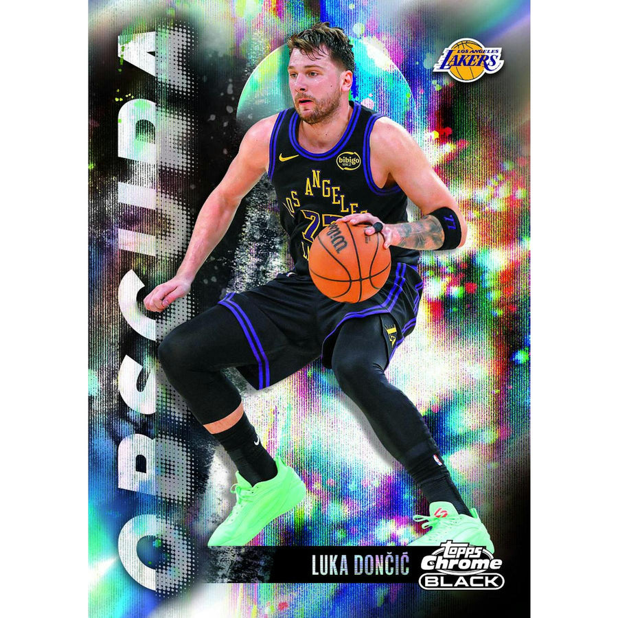 2025/26 Topps Chrome Black Basketball Hobby Box (Presell)