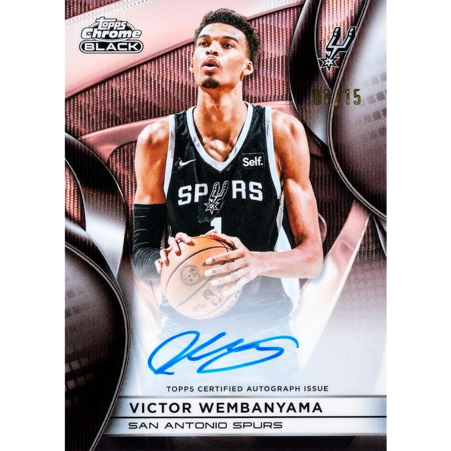 2025/26 Topps Chrome Black Basketball Hobby Box (Presell)