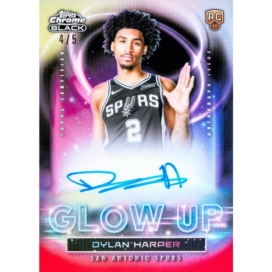 2025/26 Topps Chrome Black Basketball Hobby Box (Presell)