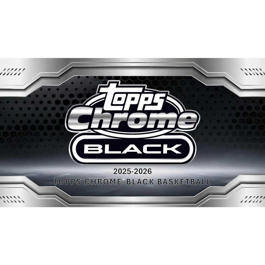 2025/26 Topps Chrome Black Basketball Hobby Box (Presell)