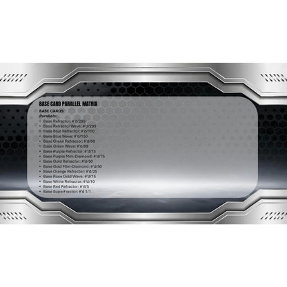 2025/26 Topps Chrome Black Basketball Hobby Box (Presell)