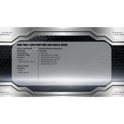 2025/26 Topps Chrome Black Basketball Hobby Box (Presell)