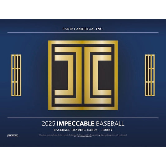 2025 Panini Impeccable Baseball Hobby 3 Box Case