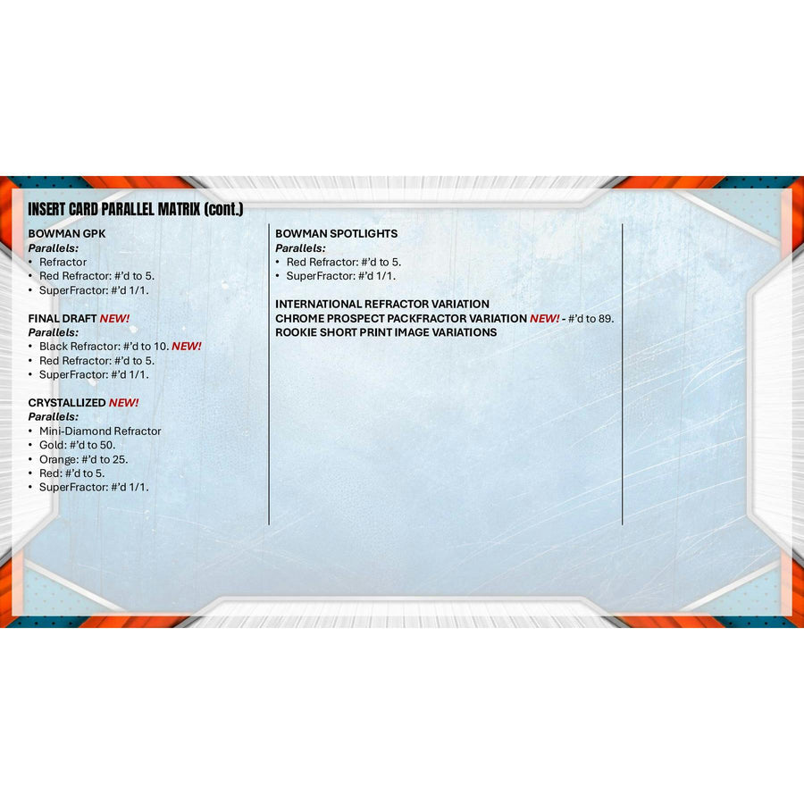 2026 Bowman Chrome Baseball Mega 20-Box Case (Presell)