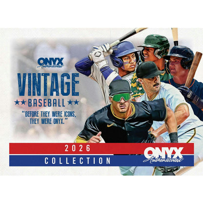 2026 Onyx Vintage Baseball Mega 6-Box Case
