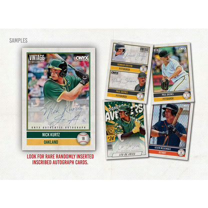 2026 Onyx Vintage Baseball Mega 6-Box Case