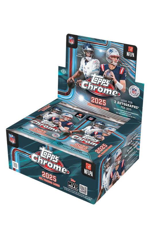 2025 Topps Chrome Football Jumbo Hobby Box
