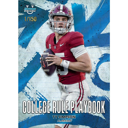 2025 Bowman University Chrome Football Mega 20-Box Case