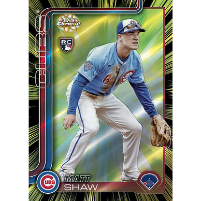 2025 Topps Chrome Update Series Baseball Mega 20-Box Case