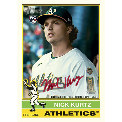2025 Topps Heritage High Number Baseball Hobby 12-Box Case