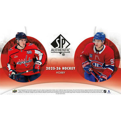 2025/26 Upper Deck SP Authentic Hockey Hobby 16-Box Case