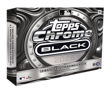 2025 Topps Chrome Black Baseball Hobby 12 Box Case