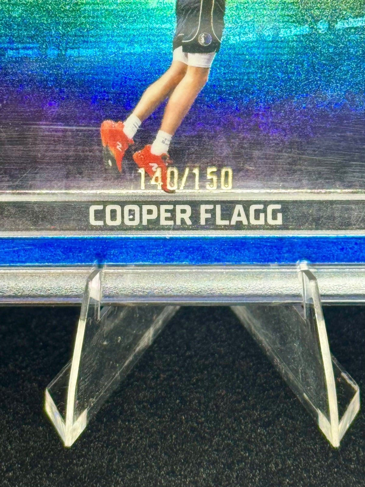 Cooper Flagg 2025-26 Topps Chrome Update Moment in Time Blue Refractor RC