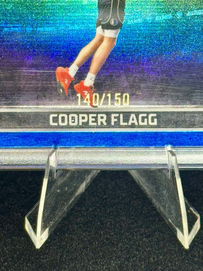 Cooper Flagg 2025-26 Topps Chrome Update Moment in Time Blue Refractor RC