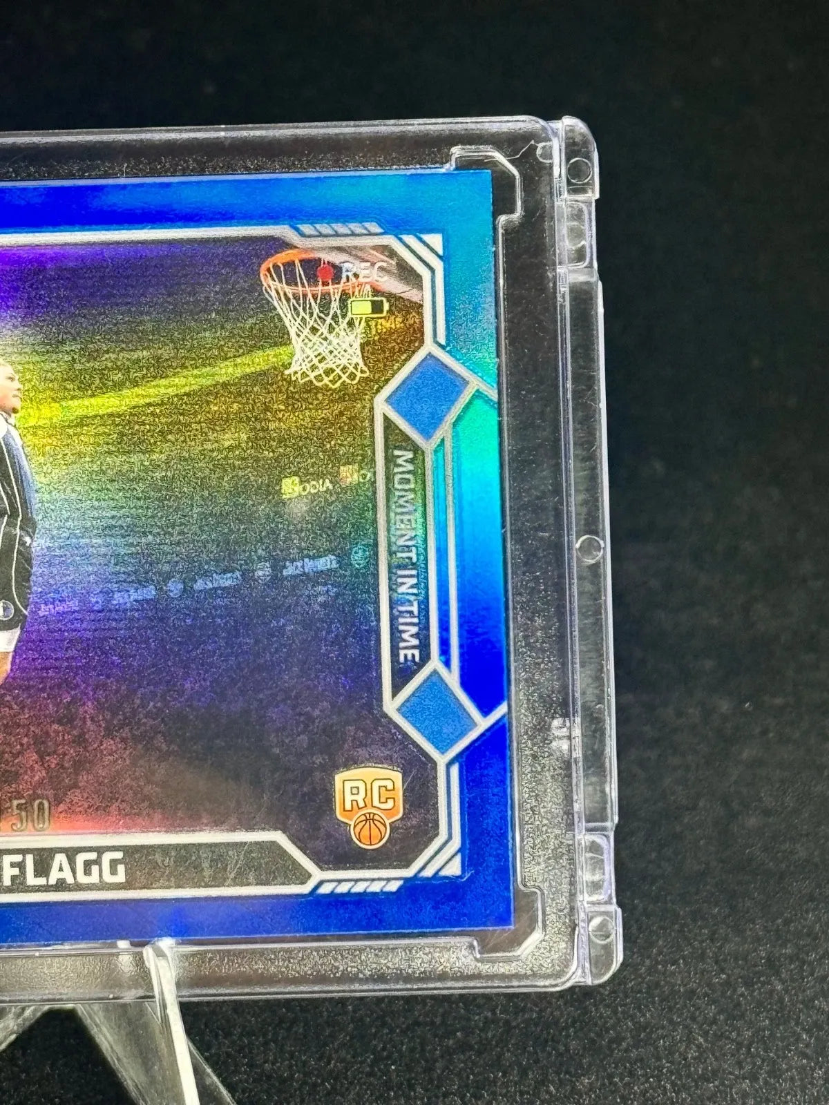 Cooper Flagg 2025-26 Topps Chrome Update Moment in Time Blue Refractor RC