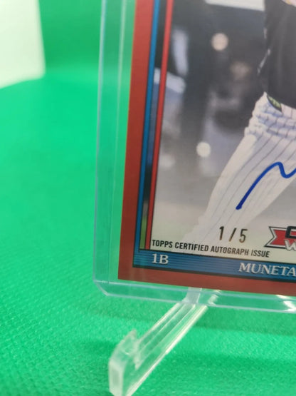 2026 Topps Update Munetaka Murakami Red Rookie Auto RC #91AU-MM /5