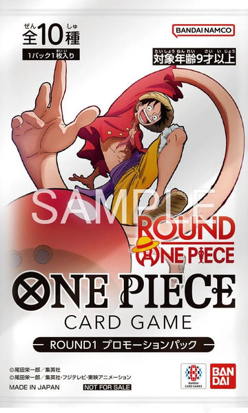 One Piece x Round 1 Promo Pack – 1 Card Sealed (English)