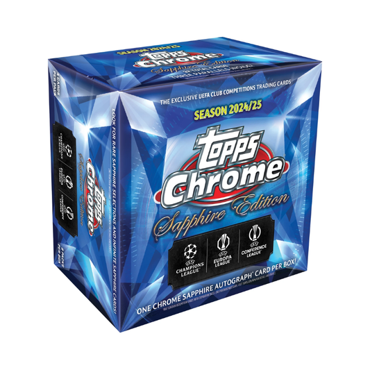 2024/25 Topps Chrome UEFA Club Competitions Sapphire Box