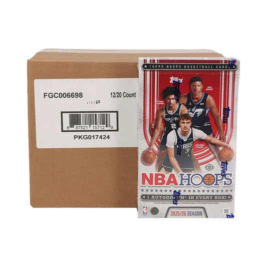 2025-26 Topps NBA Hoops Basketball Hobby Case (12 Box)