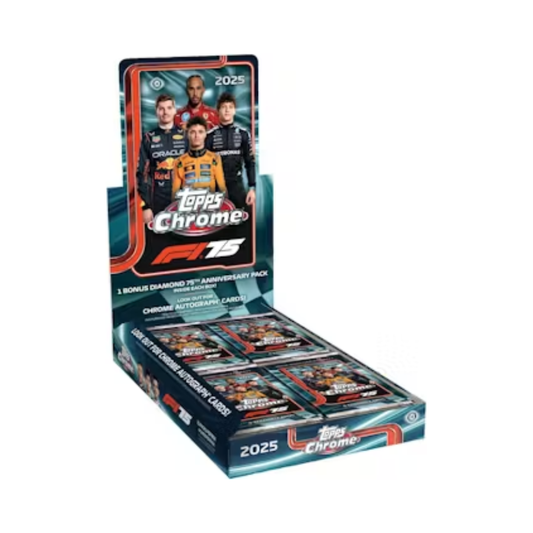 2025 Topps Chrome F1 Formula One Hobby 12 Box Case