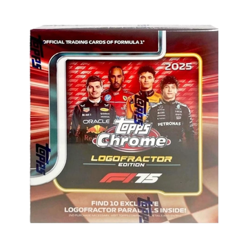 2025 Topps Chrome F1 Formula One Logofractor Box