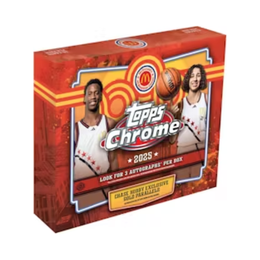 2025 Topps Chrome McDonald's All-American Basketball Hobby 12 Box Case