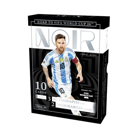2025/26 Panini Noir Road to World Cup Soccer Hobby 3 Box Case