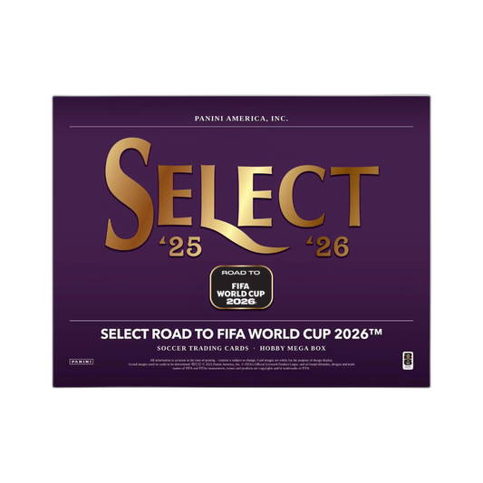 2025/26 Panini Select Road to World Cup Soccer Hobby Mega 20 Box Case