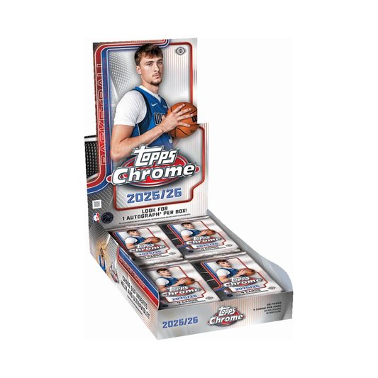 2025/26 Topps Chrome Basketball Hobby 12 Box Case
