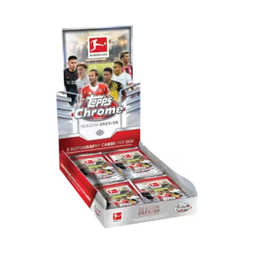 2025/26 Topps Chrome Bundesliga Soccer Hobby 12 Box Case