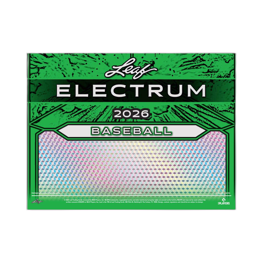 2026 Leaf Electrum Baseball Super Mega 6 Box Case