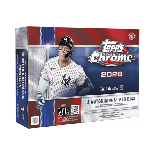 2026 Topps Chrome Baseball Delight 6 Box Case