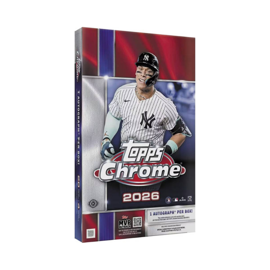2026 Topps Chrome Baseball Hobby 12 Box Case