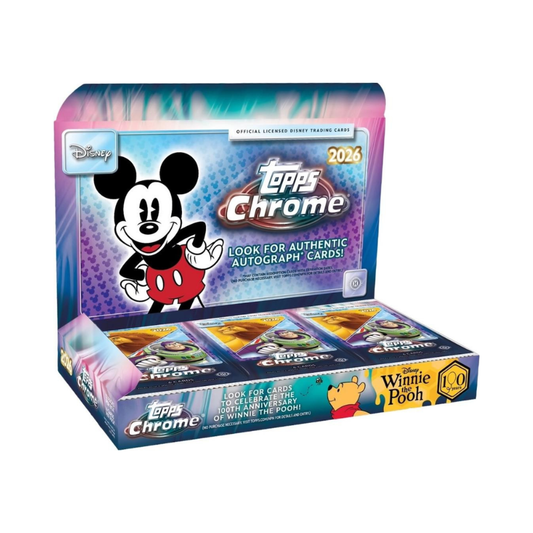 2026 Topps Chrome Disney Hobby 8 Box Case