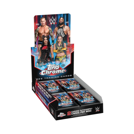 2026 Topps Chrome WWE Wrestling Hobby 12 Box Case