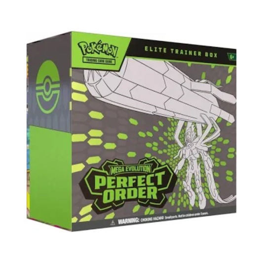 Pokemon Mega Evolution Perfect Order Elite Trainer 10 Box Case