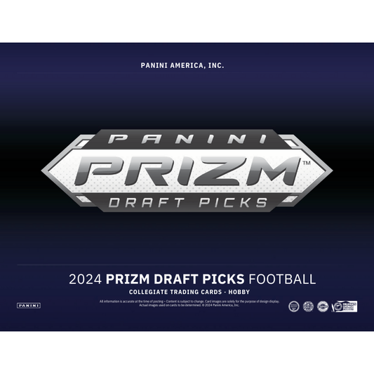 2024 Panini Prizm Draft Picks Collegiate Football Hobby 16 Box Case — image 2