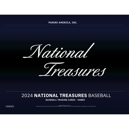 2024 Panini National Treasures Baseball Hobby 4 Box Case