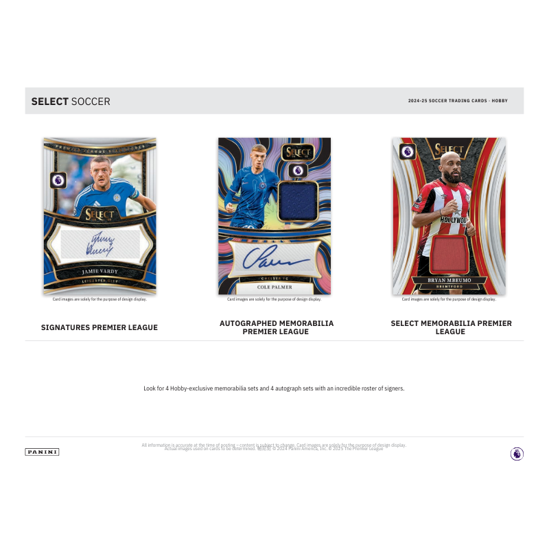 2024/25 Panini Select Premier League Soccer Hobby 12 Box Case