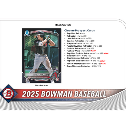 2025 Bowman Baseball Jumbo 8 Box Case